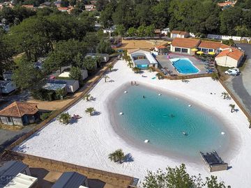 Aerial view of the site