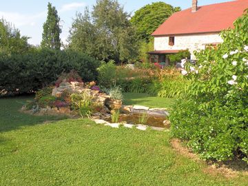 Gardens around the site