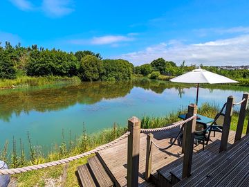 View of the lake from woodpecker