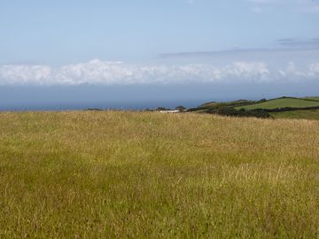 View from the pitches towards wales