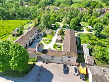 Aerial front view