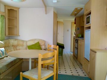 Holiday caravan - kitchen and dining area (added by manager 30 may 2018)