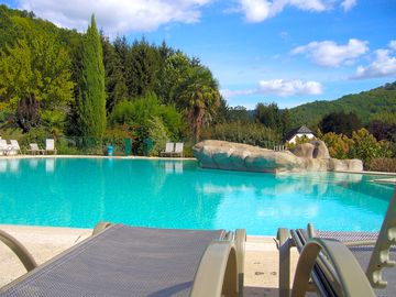 Chill out and sunbathe by the pool