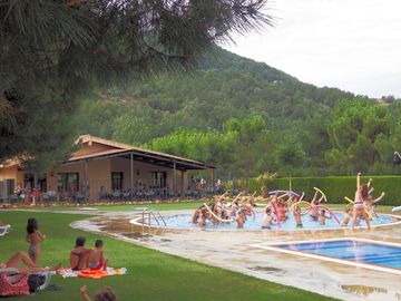 Water aerobics at the outdoor swimming pool (added by manager 26 jul 2015)