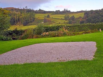 Pitch overlooking the glen