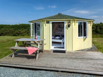 Cabin with decking