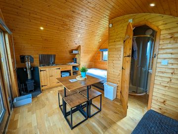 Our camping pod