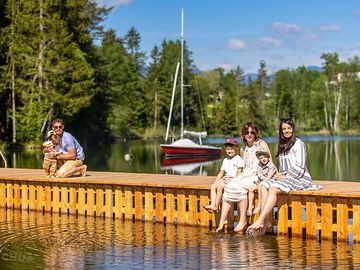Familienurlaub direkt am see