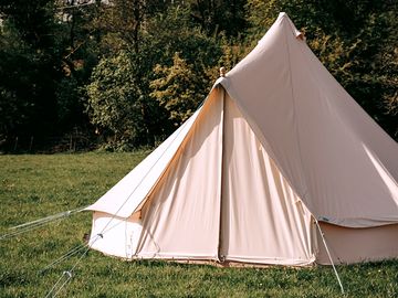 Bell tent exterior