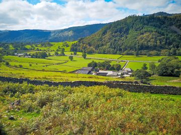 View of the farm from the fells