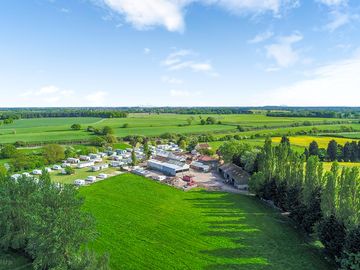 Aerial view of the setting