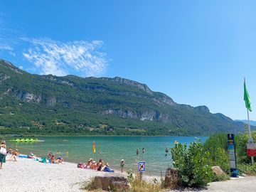 Beach area nearby