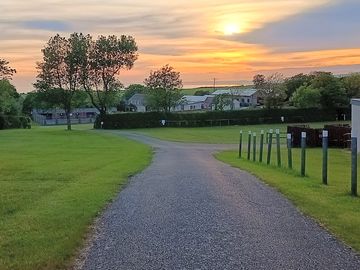 Sunset from the top of the park