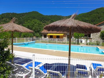 Pool and bar