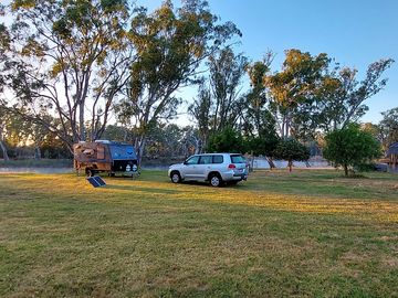 Camping along the river