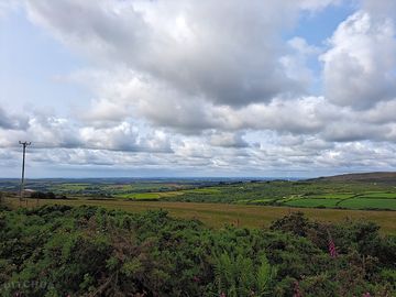 Far-reaching views from the site