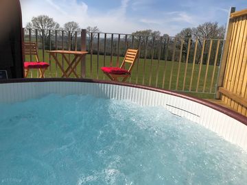 View from the cennen's hot tub
