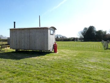 Rear of the hut