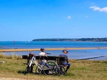 Great views from lepe beach, only a mile away from the site (added by manager 23 jun 2019)