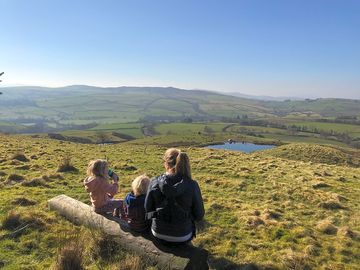 View over north wales countryside