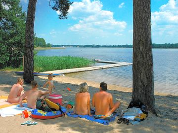 Naturist beach area
