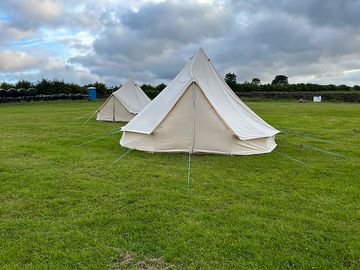 Glamping yurts