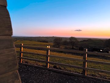 Sunset over the countryside