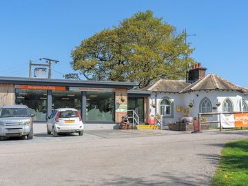 Reception area and park shop