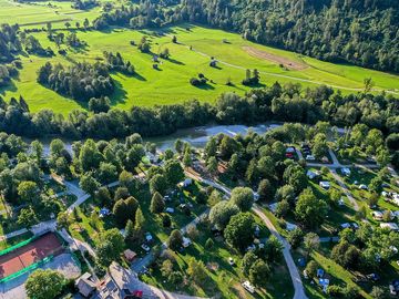 Camp danica from a bird's eye view.