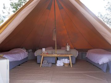 Family tipi with three beds (added by manager 09 feb 2023)