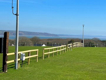 A sunny day on site