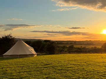 Bell tent exterior (added by manager 15 mar 2024)