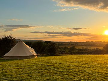 Bell tent exterior