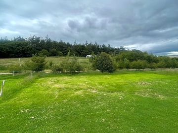 Grass caravan site