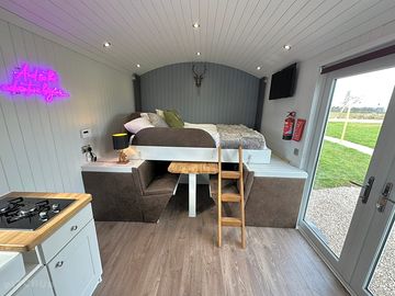 Hut interior