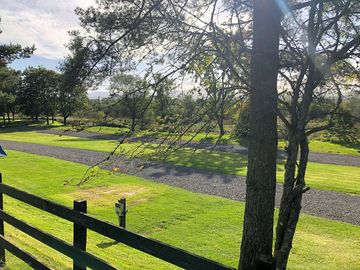 View across the pitches