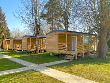 View of the lodges