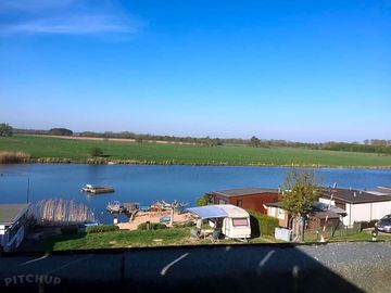 Pitches by the lake