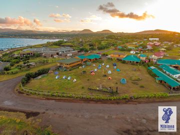 Aerial view of the site