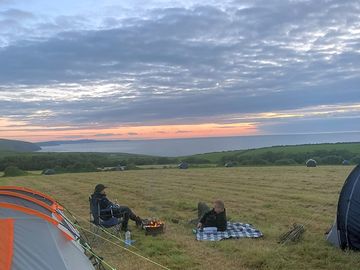 View from field we camped in, one of best i’ve had in a while