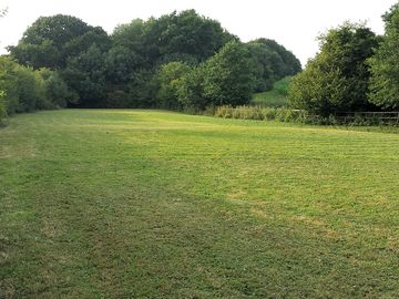 Plenty of space in the pitching area