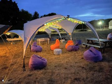 Evening relaxation under the stars
