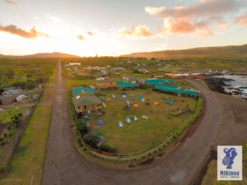 Aerial view of the site