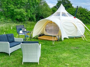 Visitor image of the fantastic bell tent (added by manager 24 oct 2022)