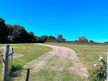 Track to the camping field