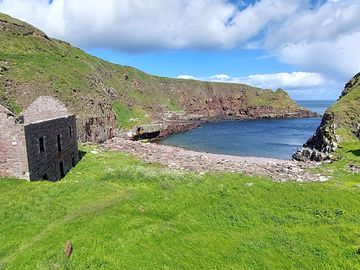 The old workings and some buildings are still here from the fishing industry