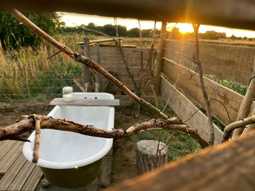 Private bush bath experience