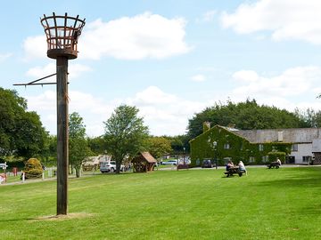 The grounds of the inn
