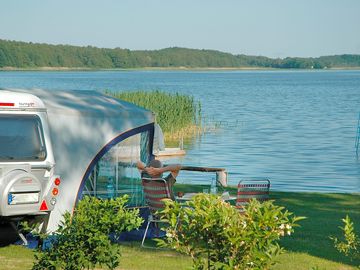 Spacious camping pitches