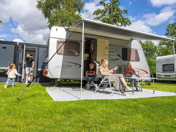 Pitch with private bathroom